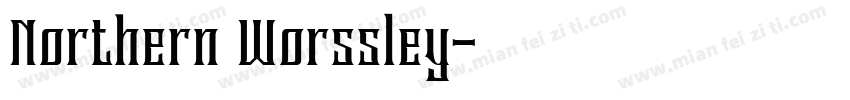 Northern Worssley字体转换